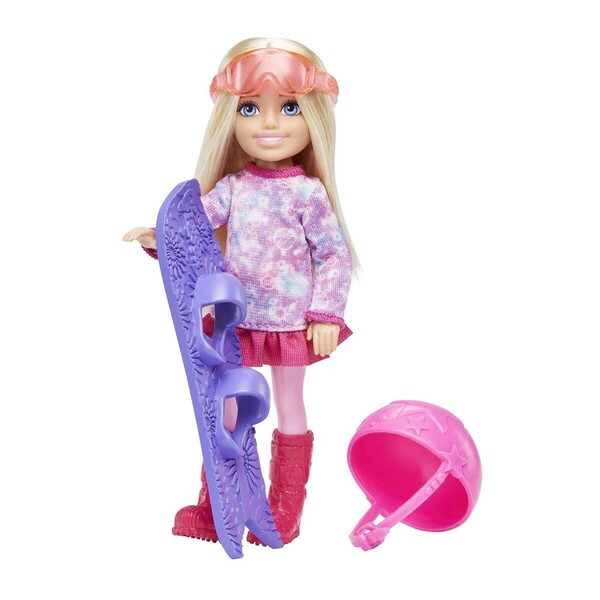 Barbie Chelsea snowboardeuse