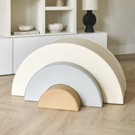 Blocs de construction souples «ARC EN CIEL» | 3 pièces | pastel