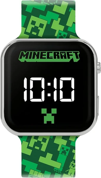 Minecraft Montre décontractée MIN4273, Vert, Moderne