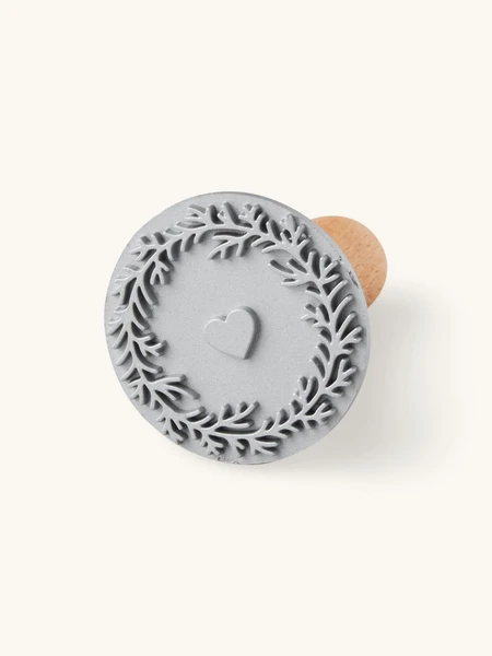 Tampon cœur pour biscuits
