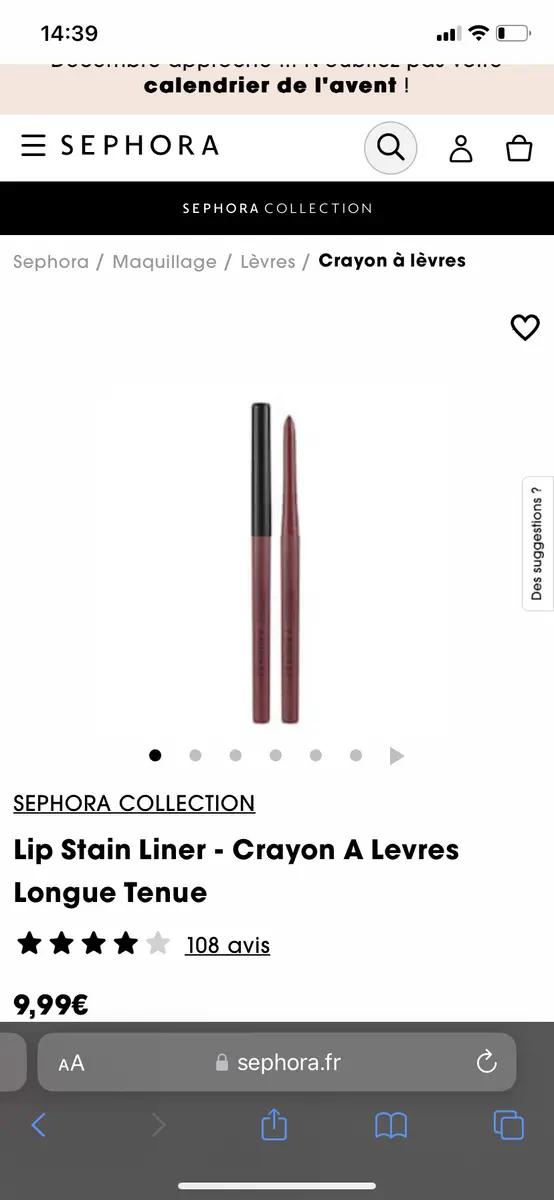 Lip Stain Liner - Crayon A Levres Longue Tenue
