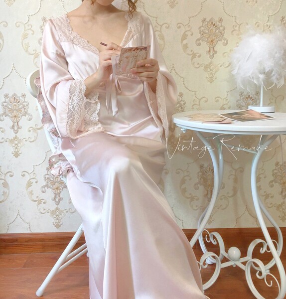 Moonlight dropping on my dress vintage gown