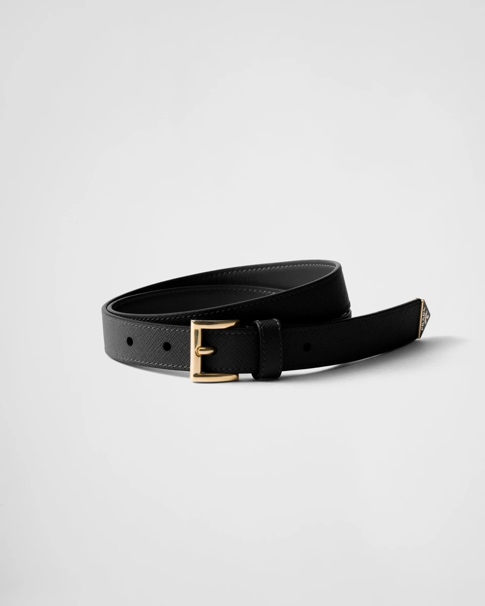 Ceinture en cuir Saffiano
