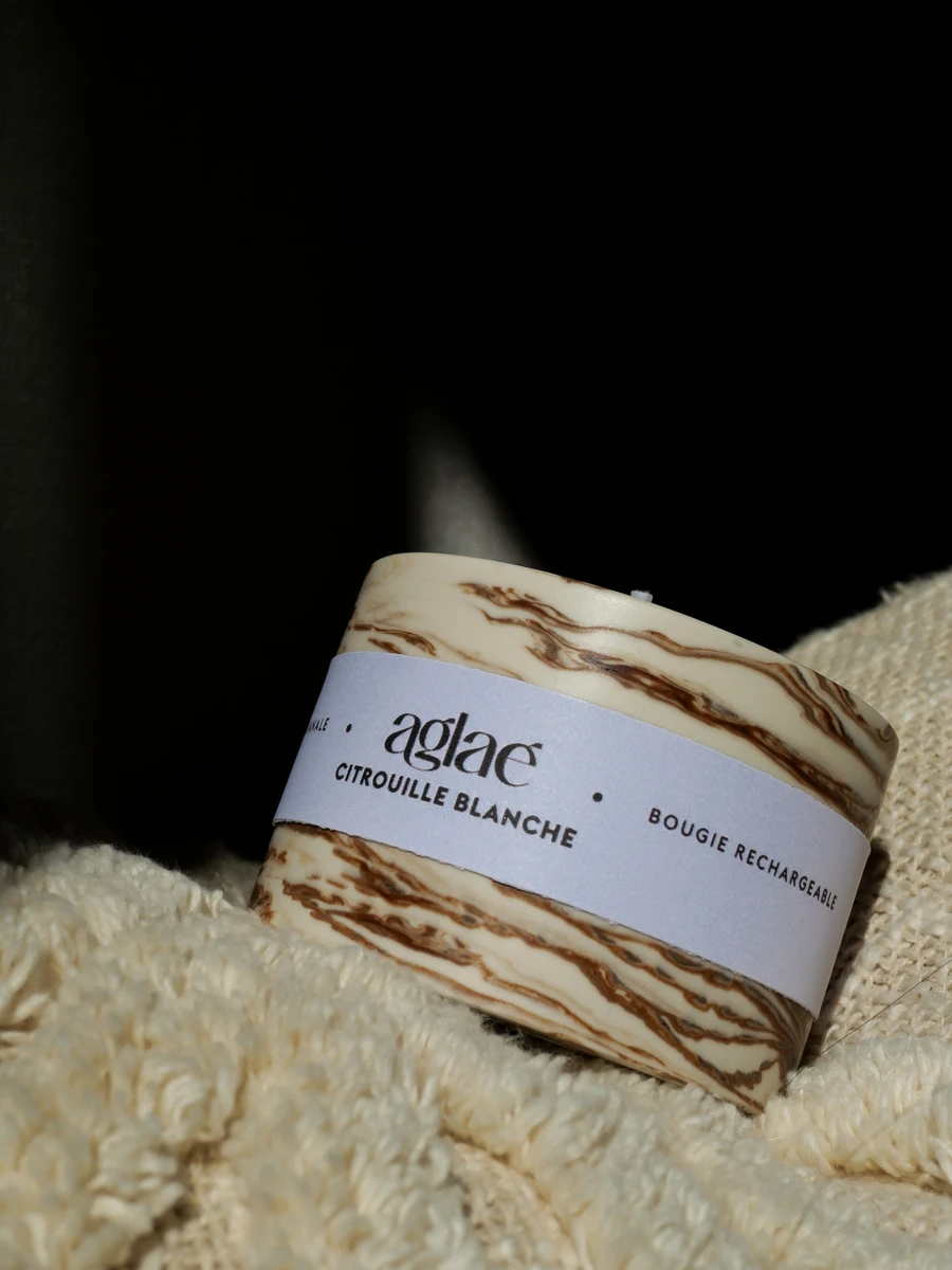 Bougie parfumée Citrouille Blanche | Aglaé Bougie