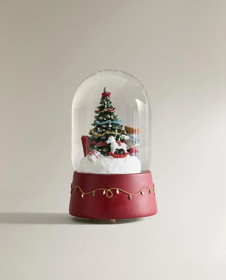BOULE À NEIGE MUSICALE SAPIN DE NOËL | Zara Home France