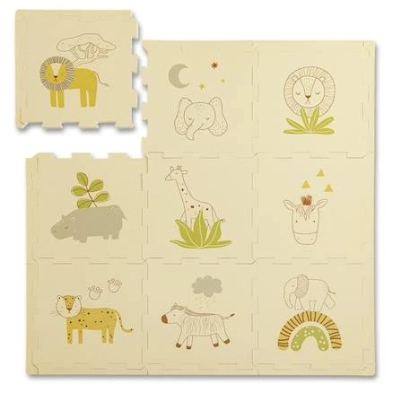 Tapis de jeu mousse à assembler safari animals safari animals - Hakuna Matte