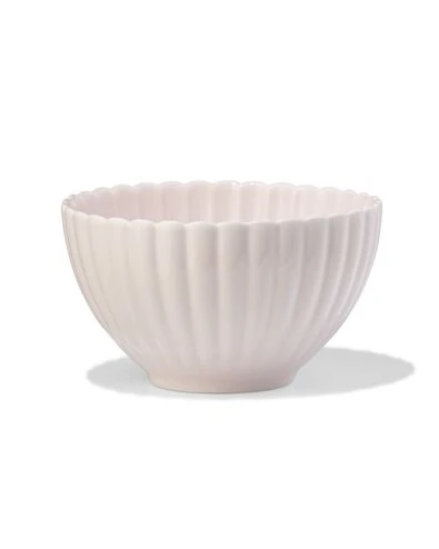 bol ⌀12cm faïence fleur rose - HEMA