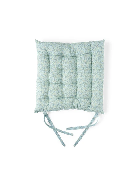 Coussin de siège | Coton. 40 x 5 x 40 cm. | Sky Blue