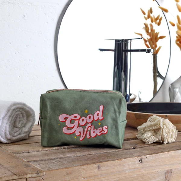 TROUSSE DE TOILETTE GOOD VIBES - La Chaise Longue