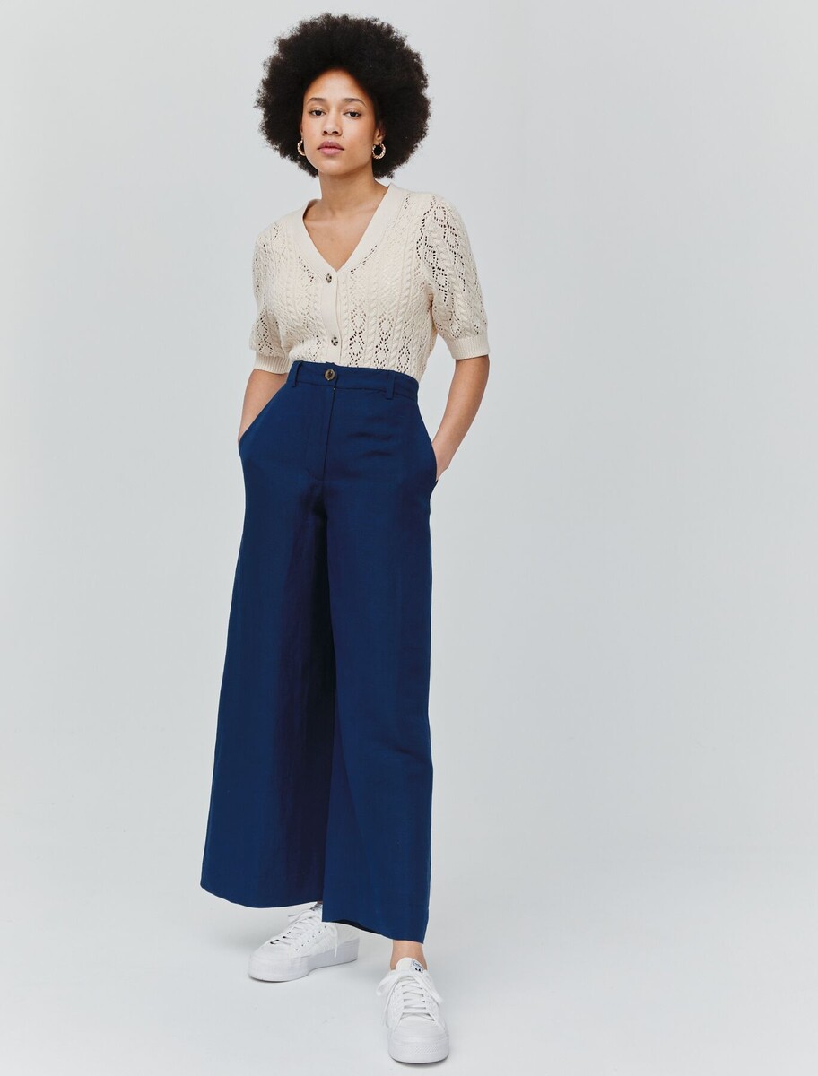 Pantalon fluide lin