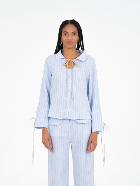 Skyline Blue Striped Shirt