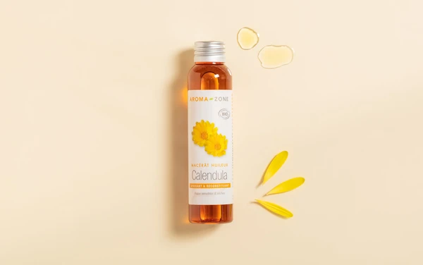 Huile de Calendula BIO (macérât huileux) - Je l'utilise en combinaison avec l'aloe vera sur l'érythème fessier