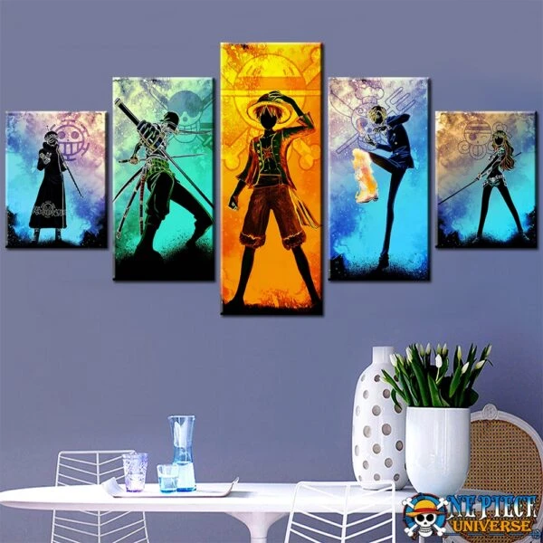 Luffy and Friends Wall Art Home Decor | One Piece Universe Store