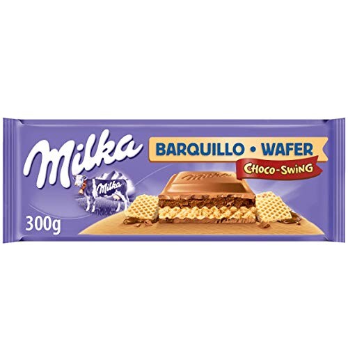 Galleta Barquillo Tableta De Chocolate Choco Swing Milka 300gr