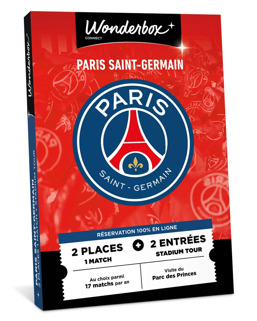 Coffret Cadeau PSG Expérience - Match & Stadium tour pour 2 | Wonderbox