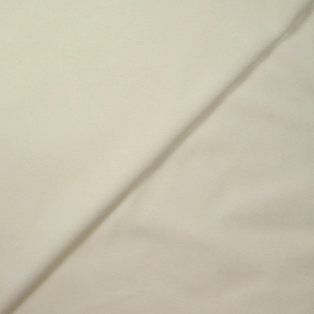 Jersey de velours tout doux blanc cassé