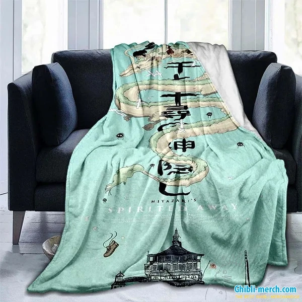 Spirited Away Blanket Trendy Picks 2024 for Sale | Ghibli Merch Store
