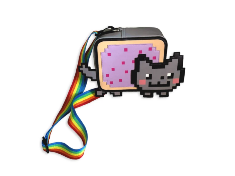 nyan cat crossbody bag