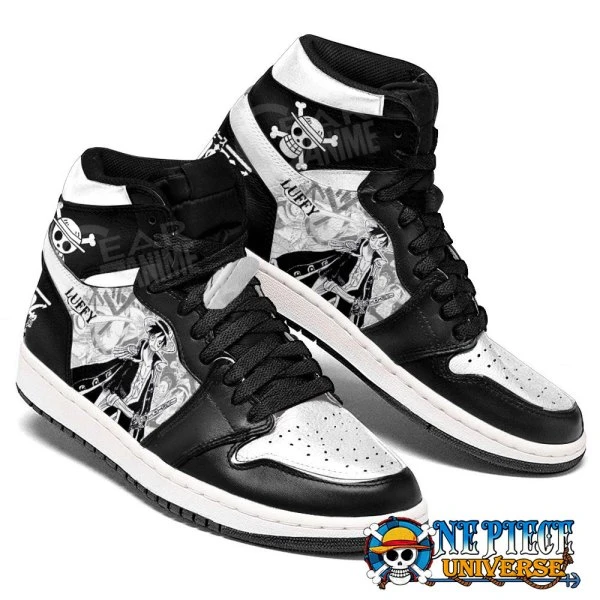 Luffy King Pirates Manga Style JD Shoes - One Piece Universe