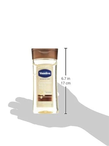 Vaseline Huile gel revitalisante pour le corps - Enrichie au beurre de cacao, à l'huile d'amande et aux extraits de noix du Brésil - 200 ml