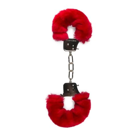 EasyToys Fetish Collection - Menottes en fourrure - Rouge