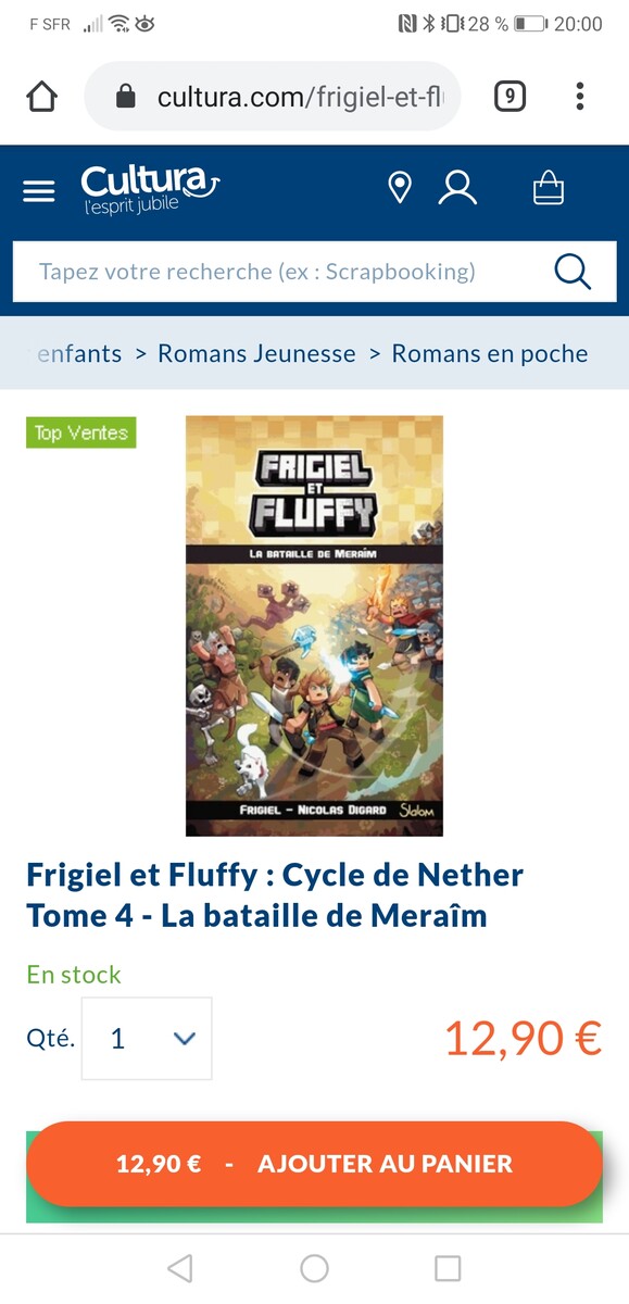 Frigiel et fluffy-- cycle du nether - tome 4