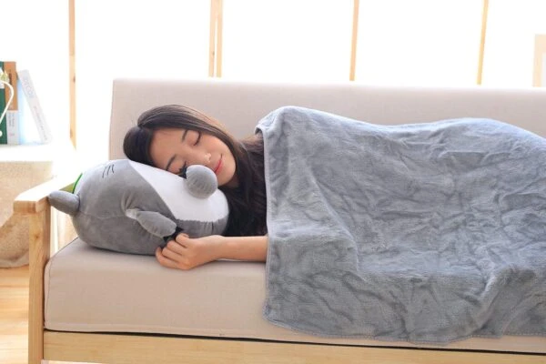 Japanese 3 in 1 Multifunction Totoro Plush Toy Soft Pillow | Ghibli Merch Store