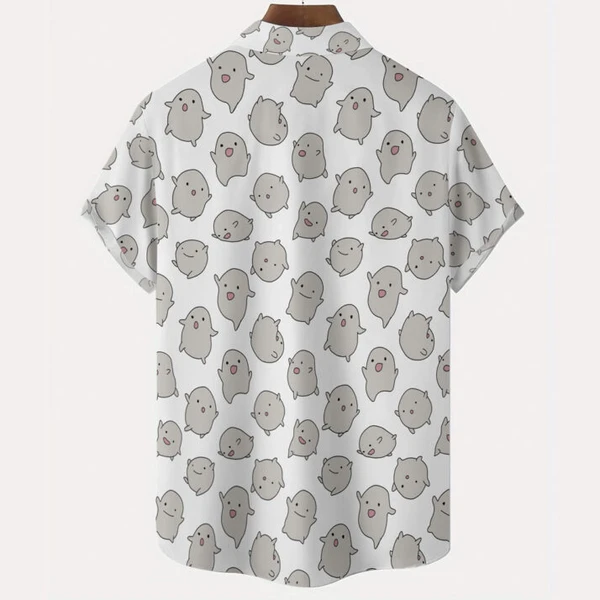 Studio Ghibli Warawara Hawaiian Shirt
