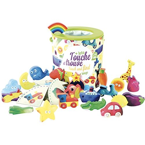 Vilac - 2413 - Jeu de Touche et Trouve "CEKOI" - Jouet en Bois Multicolore