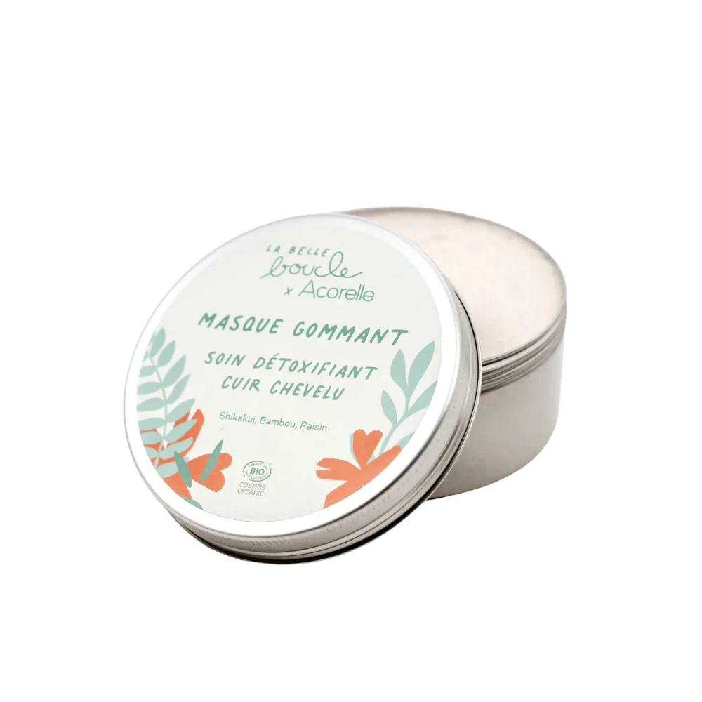 Masque Gommant Soin Détoxifiant Cuir Chevelu Acorelle x La Belle Boucle