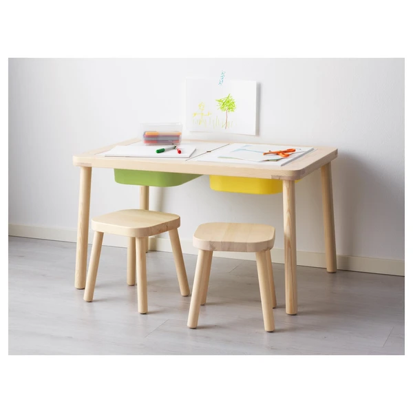 FLISAT Table enfant 83x58 cm