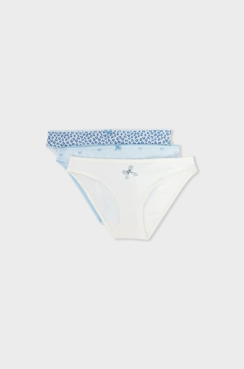 Lot de 3 culottes en coton