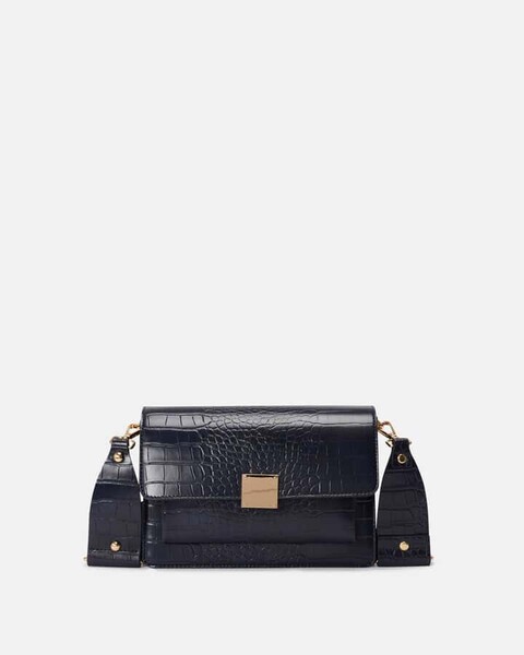 Sac moyen format - Milaine bleu marine - Maroquinerie 100% SYNTHÉTIQUE - Minelli