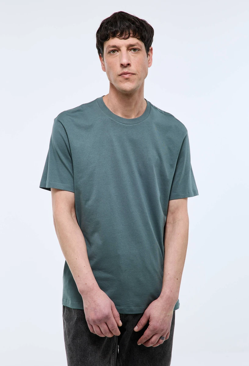 T-shirt manches courtes col rond en coton BIO GOTS