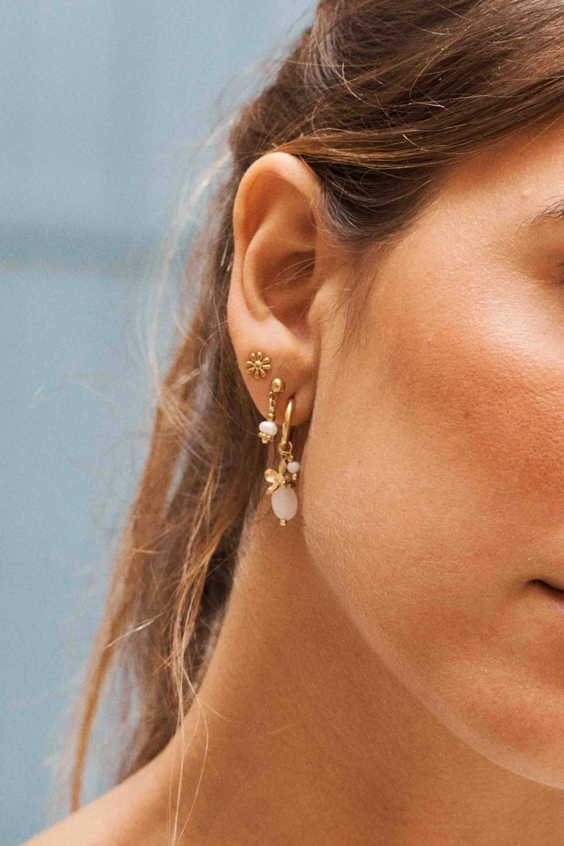 Boucles d'oreilles Lys