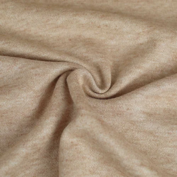 Tissu maille jersey merveilleuse viscose Beige Chiné| Pour couture d'habits stretch : robe ou cardigan