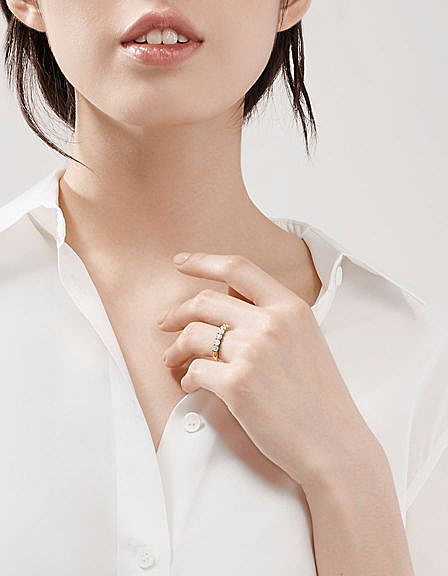 Bague Wrap Square