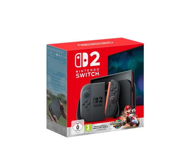 Console Nintendo Switch 2 + Mario Kart World (code de téléchargement)