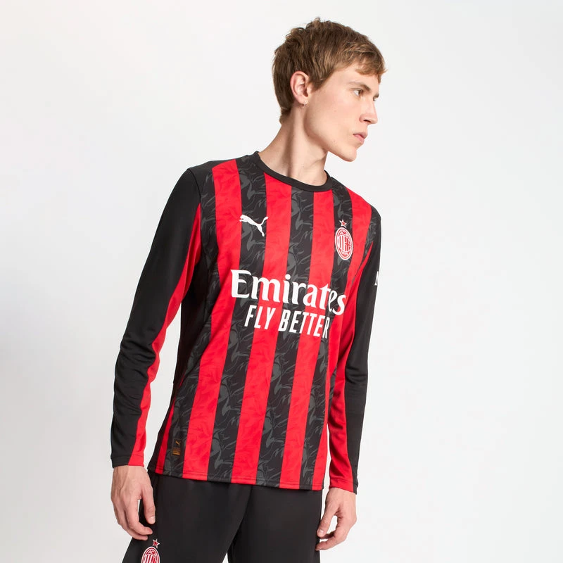 MAGLIA MILAN GARA HOME 2025/26 A MANICHE LUNGHE