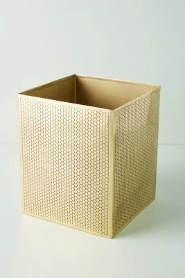 Poubelle pour la salle de bain nid d'abeille