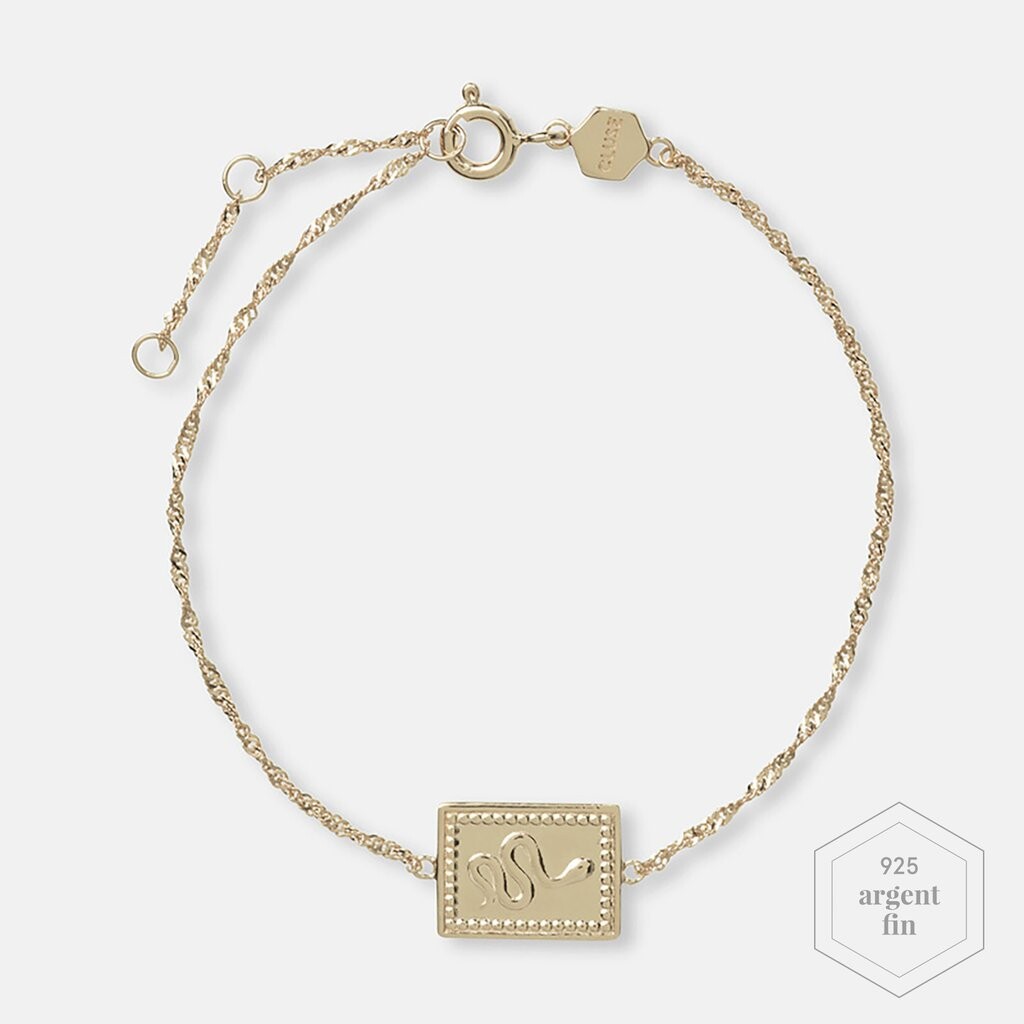 Force Tropicale Gold Twisted Chain Tag Bracelet