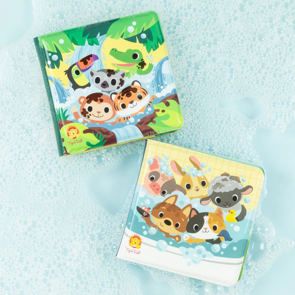 Livre de bain magique - animaux à nettoyer