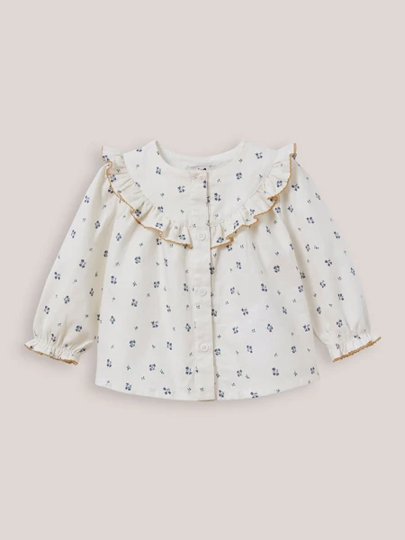 Chemise volantée Bébé imprimé Cassy