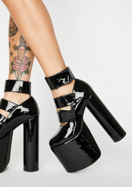 Current Mood Strappy Platform Mary Jane Heels