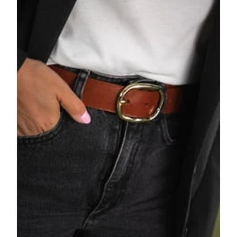 CEINTURE SUZETTE COGNAC 95CM