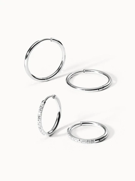 Set Boucles d'Oreilles Lovely Glitter