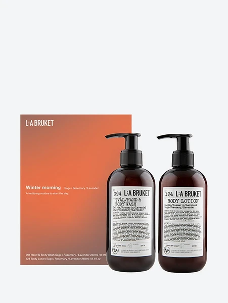 Lavage du corps à la main + ensemble de lotion pour le corps