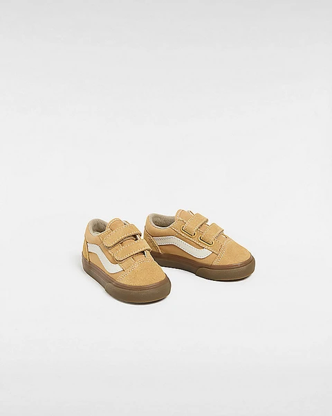 Chaussures à scratch Old Skool Bébé (1-4 ans) | Marron | Vans