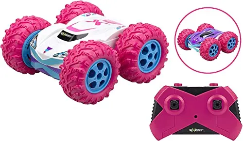 Silverlit- EXOST 360 Cross Rose Voiture télécommandée Tout-Terrain rose-360 Conduite sur 2 Faces-Franchis Les Obstacles Jouet idéal pour Fille-Cadeau Enfant, 20260, NC