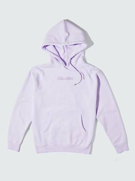 Embroidered Lavender Hoodie